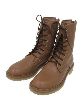 Max Mara Boots Calfskin Hazelnut Brown Ankle